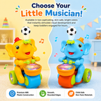 Musical Elephant Toy with Levitating Ball, Light, Sound & Bump and Go