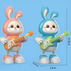 Dancing Rabbit Guitarist Toy with Music & Lights for Kids Age 3+ Years